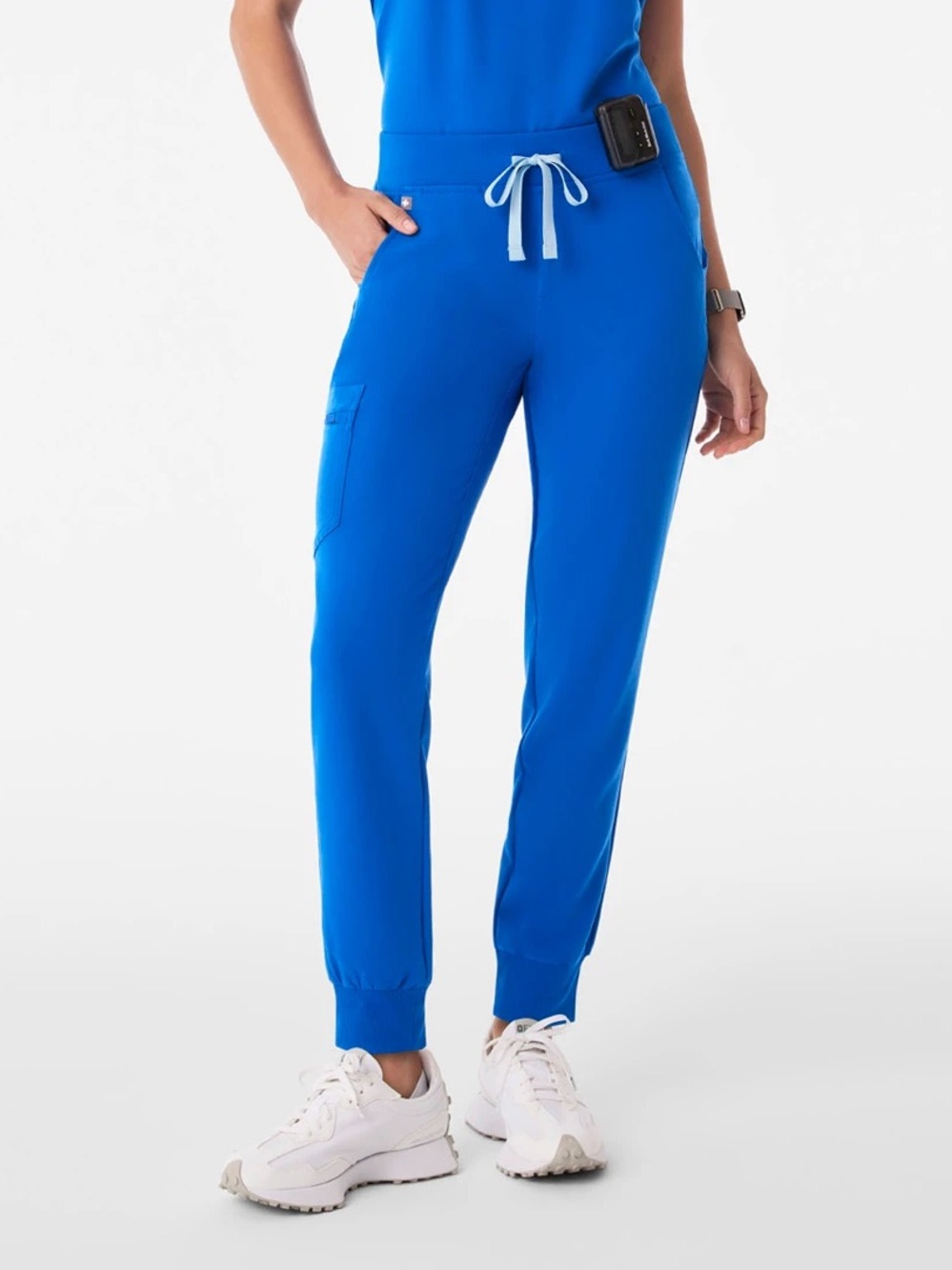 Figs Zamora Jogger Scrub Pants Royal Blue Size XS Petite